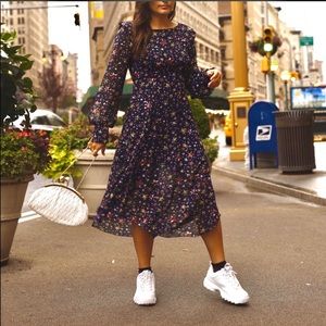 women Nasty Gal Star Long sleeve midi dress Size 8